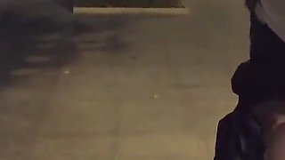 Hs19-a Girl in a School Uniform Was Bound Wander the Streets