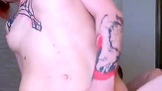 Petite Tattooed Doll Creampied in Both Holes! Anal Creampie - Pussy Creampie