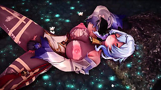 Genshin Impact -hot Spring Monster Fuck Horny Ganyu - 3D Hentai Animations