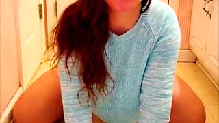 I Fucked Myself with My 18f Sex Slave Watching and She Was Being so Naughty