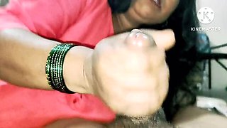 Desi Indian Aunty Hardcore Fuck With Boy At Home - Blowjob & Cowgirl Sex