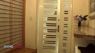 Housewife JAV enjoys intense online sex session with hubby .