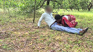 Sona Bhabhi fucked by a school student in forest,she first time  forest outdoor sex by her school life boy friend.