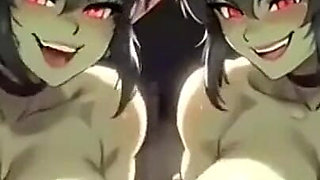 Funny Boobs with Demons, Ai Animation