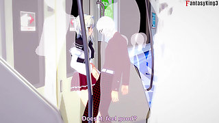 Koneko Sex on the Train - Dxd Ntr Madness Series
