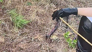 Falaka in the Woods with Empressbellasadistic Having Fun