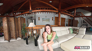 Teen Neighbor Lilly Jade Guides You Through JOI