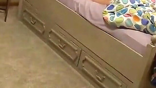 Stepfather Fucks His Stepdaughter While She Is Laying in Her Bed