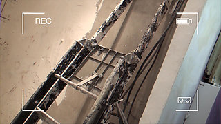 Grandma Gets Fucked on Her House Construction Site by a Young Guy with a Dick