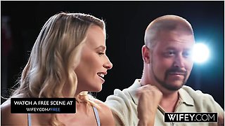 Cock-hungry Blonde Hotwife Sadie Rose Gets Creampied In Front Of Hubby