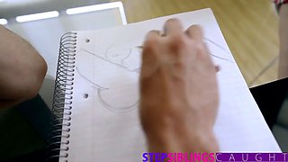 StepSiblingsCaught - Stepsis Tutors Brother In Fucking