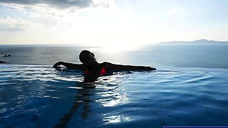 Bubble butt Thai GF first time anal fuck