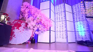Stacked Asian Babe Goes Wild on Her Thrusting Fuck Machine