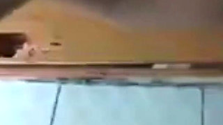 Fucking a Friend's Girlfriend in the Bathroom of a Pertamina Gas Station