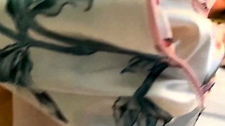 Blonde teen solo stripdance