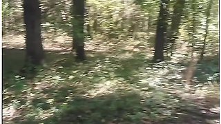Zombie Girl Found In The Forrest Gives A Deepthroat Blowjob And Cum Suck