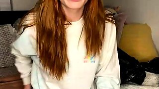 Amateur redhead Russian teen
