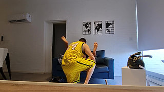 Argentine Brunette Records Her First Porn Video with a Colombian