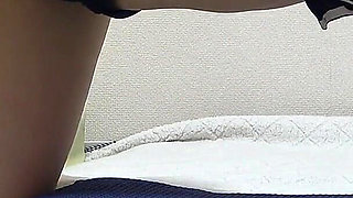 Only Japanese Girls Apartment, Busty Flight Attendant in Micro Mini Skirt, Thong Panties Wedgie Camel Toe, Tease Fitness