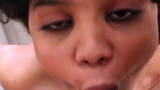 Brazilian Teen Blowjob on Big Cock