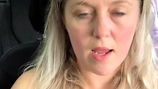 Nasty blonde girl solo pussy toying and masturbation fun