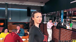 Alexander Tda and Charlotte Grey in public cuckold action with a stunning czech brunette