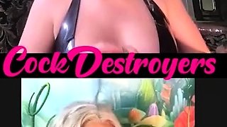 Blonde Natasha Marley with big boob