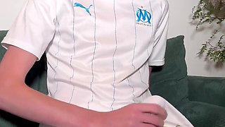 Craig Kennedy in Football Kit Jerks His Massive Thick Dick - Hot Solo Session