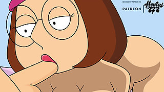 Family Guy Meg Griffin and Glenn Creampie Full Video