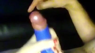 Taping the cock and i take out milk