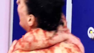 Pool Cunts Sequence-four Black-haired Lezzies with Immense Mammories Having Lovemaking Together in a Man milk Pool