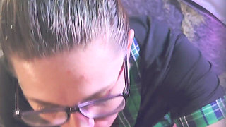 Ms. Kay Lee Sucks You Until She Milks Your Cum Onto Her Face!!