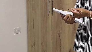 Horny Engineer Shows Me the Plans of the New House and His Hard Cock