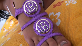 Kinky teen masturbating in close-up