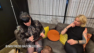 Chastity Slave Licking Marathon