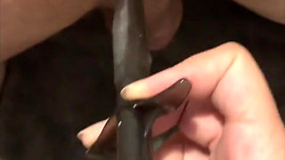 Anal Lube Application with Syringe