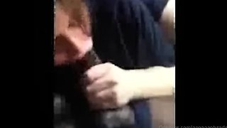 Hot brunette slut for extreme amateur pov blowjob