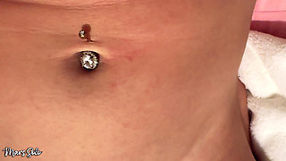 POV Playing with My Belly Button Ring