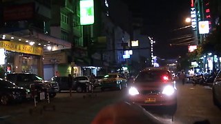 Cute Thai teenie picked up in a Tuk Tuk and taken to a hotel