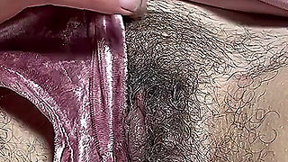 Look at My Hairy Under Wet and Dirty Shorts,leaking Cream From Hairy Vagina