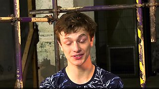 Bound Twink Zapped By Electro Plug