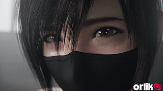 Yuffie Final Fantasy 7 - Wet Sloppy Blowjob Service only Mask Version 4K
