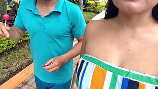 Park Encounter Leads to Passionate Home Date: Busty Latina Fucks Mature Stranger on a Chair