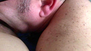 A juicy pussy lick culminating in an intense orgasm