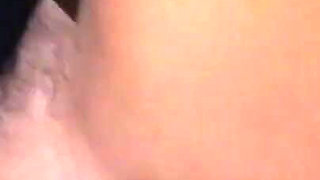 Super horny pinay drips cum on big balls