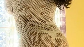 Big boobs webcam slut toys her asshole