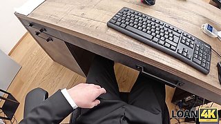 Pornstar movie with ideal Amalia Davis from Loan4k