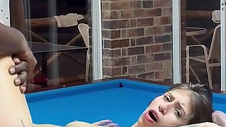 Spectacular Trio Between My Girlfriend and Friend on the Pool Table