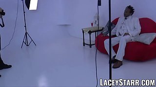 Laceystarr - granny bride fed with sperm after big black cock banging