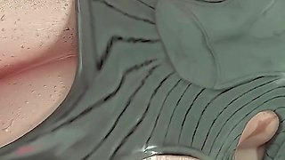 Jubilee Rule34 - Big Ass Doggystyle in Hot Swimsuit Animation